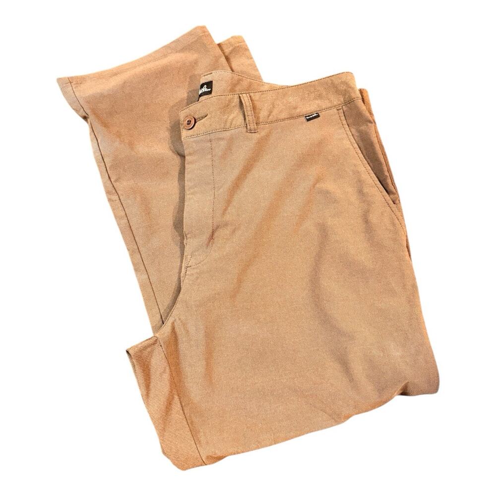 Travis Mathew Men’s 38 Performance Golf Pants Brown Stretch Casual